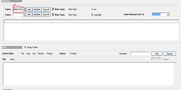 Article summary generator