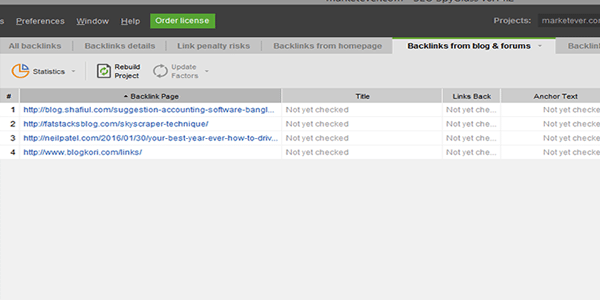 Go ahead and get blog comment backlinks and the forum backlinks