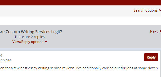Hit the reply button to start to create a backlink