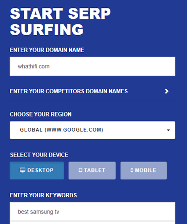 Check your keyword rankings