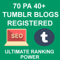 70 PA 40+ Tumblr Blogs Registered