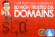 50 High Trust Domain Backlinks – Powerful Seo