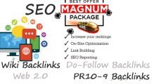 The Ultimate Magnum Seo Package includes Social Signals